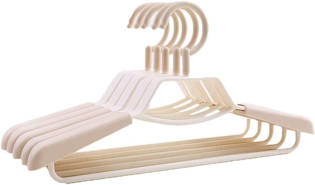 HCZKIUJY Hangers For Clothes,Plastic Hangers Retractable 10 Wet And Dry Hangers Suitable For Clothes Rail And Closet hangers for clothes non slip