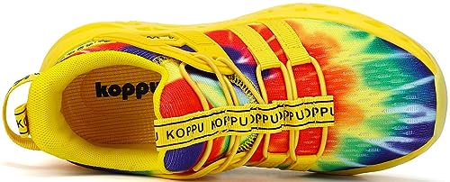 Image of koppu Boys Girls Shoes Non-Slip Tennis Shoes Fashion Lightweight Breathable Kids Sneakers for Little Kids /Big Kids
