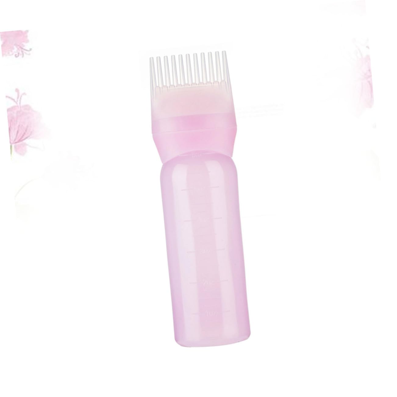 MERRYHAPY Hair Coloring Bottle Applicator Hair Style Applicator Shampoo Bottle Dye Cream Container Home/salon Use Pink Plastic Smooth Surface Even Dye Distribution