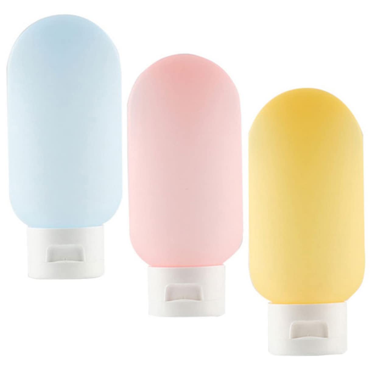 minkissy 12piezas Botellas De Viaje Para Cosméticos Contenedores Transparentes Squeeze Para Lociones y Champús Prácticos y Livianos Para Almacenamiento De Maquillaje y Cuidado Personal