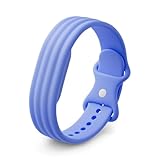 Correa deportiva de Google Fitbit Air - Correa de silicona ideal para entrenar - Solo compatible con Fitbit Air - Lavanda, grande