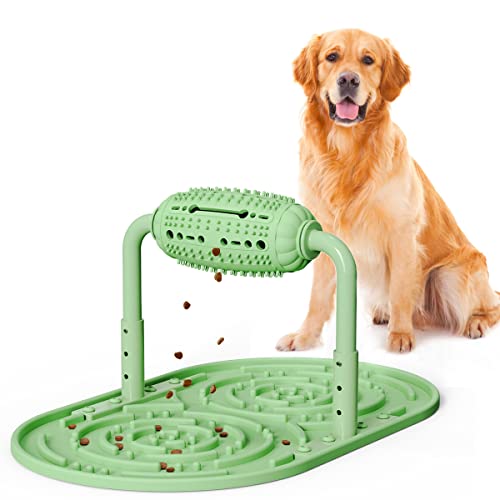 stryfull Dog Puzzle Toys - Interactive Dog Toys for Boredom, IQ Training and Mental Brain Stimulation, Treat Dispensing Dog Toys/Food Slow Feeder for Puppy to Large Dogs (Green)