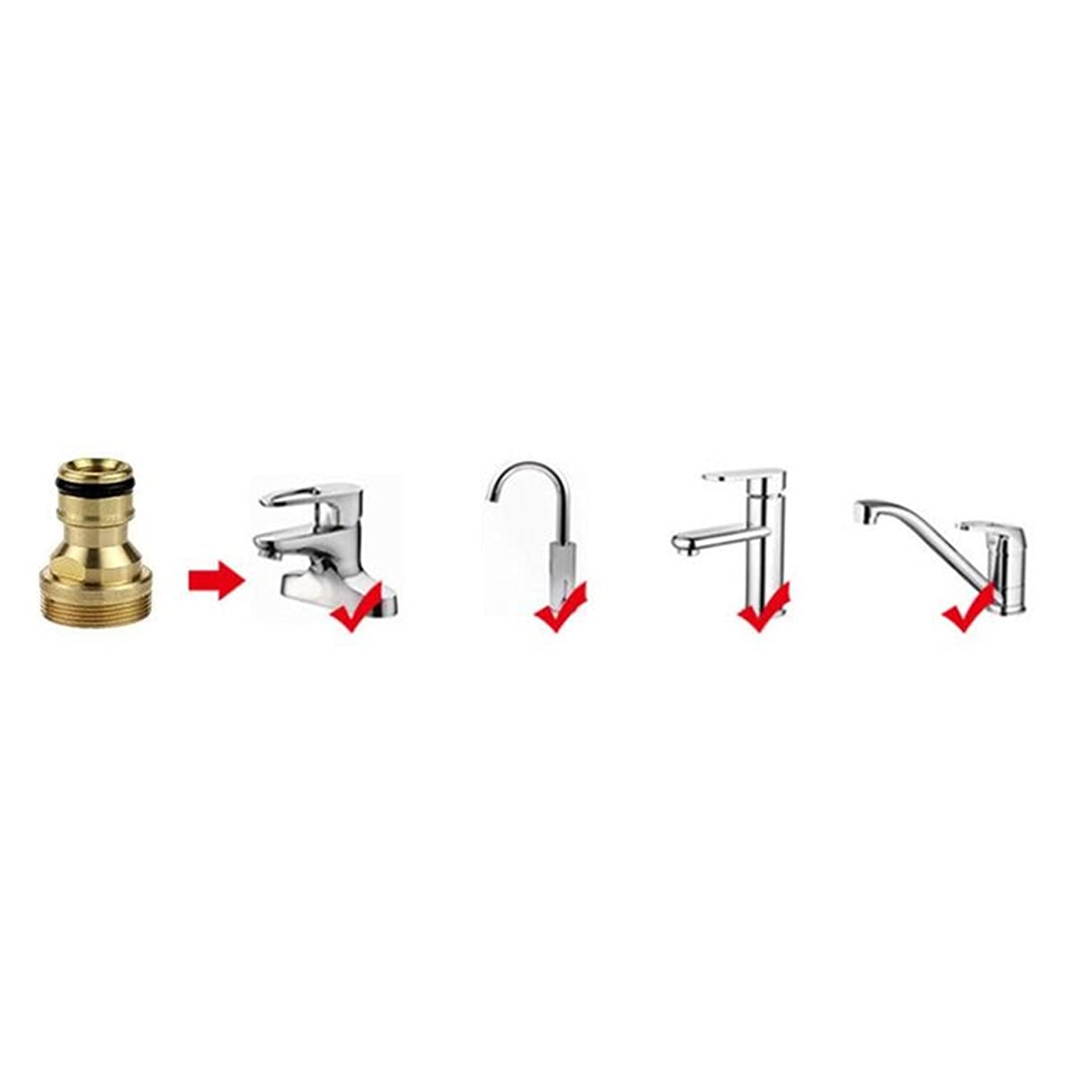 MILEVO Tête d'arrosage de Jardin, Pistolet à Eau Haute Pression Portable for Nettoyer la Machine de Lavage de Voiture, buse d'arrosage de Jardin, buse d'arrosage en Mousse, Mode Multi-Jets
