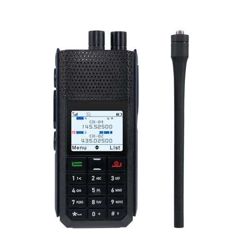 Retevis Ailunce H1 DMR Radio Amateur, APRS/GPS Talkie Walkie, Localisation en Temps Réel, Parler Alias, Type-C, Talkie Walkie Double Bande pour Evénement de Radioamateur (1 Pièce)