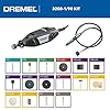 Dremel 3200 Rotary Tool 130W, Multitool Kit with 1 Flexible Shaft Attachment, 90 Accessories, Variable Speed 10.000-35.000 RPM for Cutting, Carving, Sanding, Polishing, Routing, Grinding