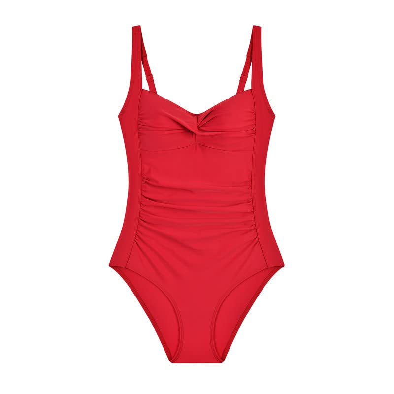 WIN.MAX Costume Intero Donna, Costume Intero con Controllo della Pancia, Costume da Bagno Taglie Forti per Donna Monokini Push-up Vintage, per Coppe da C a DD