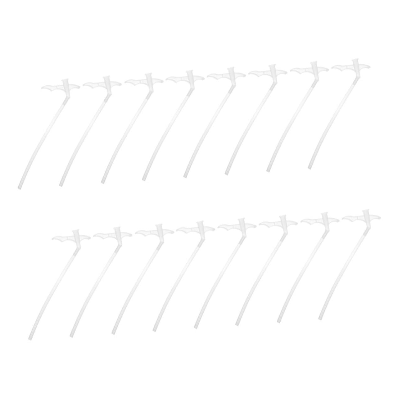 VILLFUL 20 Pack Caulking Tubes Nozzles Foam Filler Applicators DIY Nozzles for Tube Brass Tip Extendable for Projects