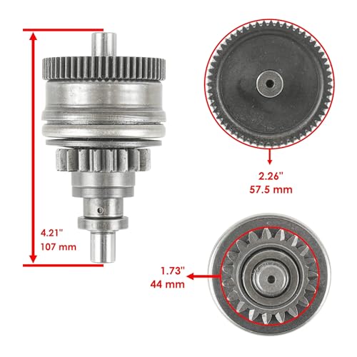 Arrancador de motor 6M6-81800-10 y bendix de repuesto para Waverunner SuperJet 700 3