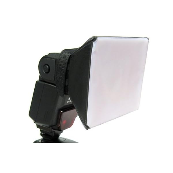 Akord Universal Kamera-Blitz Diffusor Softbox Blitz-Bounce – Weiß – Bild 4