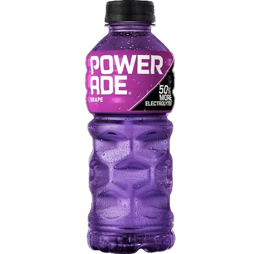 Image of POWERADE Sports Drink Grape, 20 Ounce, Can (Pack of 24)