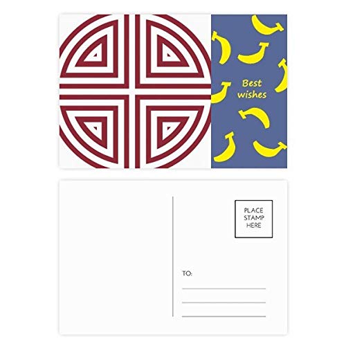 Carte postale Chine traditionnelle pour envoyer un message de remerciement unique et coloré
