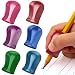 The Pencil Grip Metallic, Universal Ergonomic Training Gripper for Righties and Lefties, 6 Count Assorted Colors (TPG-11806)