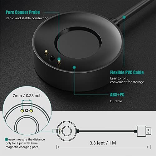 TUSITA Magnetyczny Ładowarka Kompatybilny z Withings Scanwatch | Scanwatch Horizon - 1M