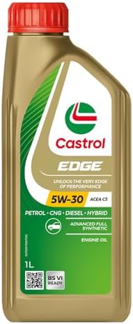 Castrol 3423440 Edge 5W-30 LL Full Synthetic Engine Oil for Cars (1L)