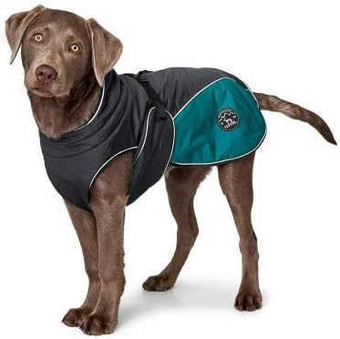 HUNTER Dog Coat Uppsala Cozy, 60 cm anthracite/teal, X-Large - Image 3