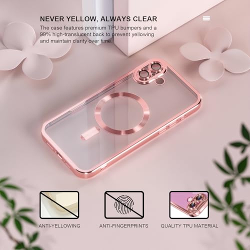 Image of Misea Magnetic for iPhone 16 Plus Case Compatible with MagSafe Pink
