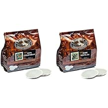 Baronet Coffee Pods - 100% Colombian & Dark Kenya AA [8 Gram, 54 Pods Each Flavor] Single Cup Use, Like Senseo