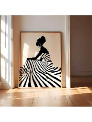 Peintures sur toile femme africaine magnifique portrait abstrait