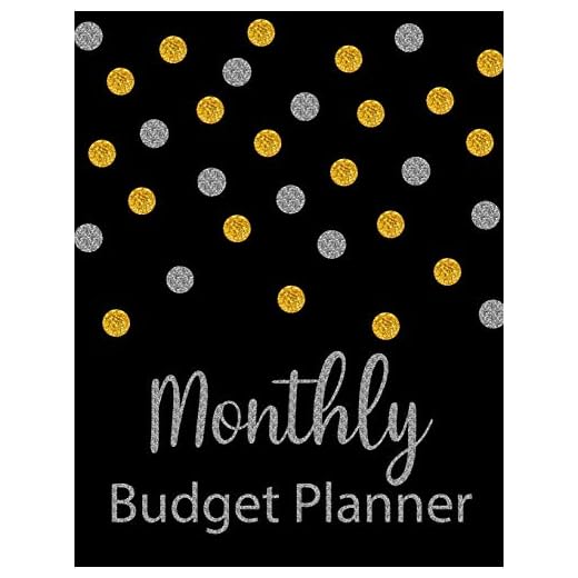 Monthly Budget Planner: Glitter Weekly Expense Tracker Bill Organizer Notebook Business Money Personal Finance Journal Planning Workbook size 8.5x11 Inches (Expense Tracker Budget Planner)