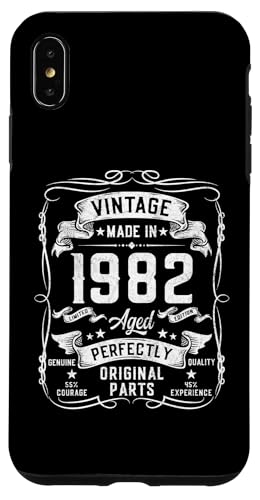 43rd Birthday Gifts for Men 43yr 43 Years Old Vintage 1982 X}zP[X iPhone XS Max p