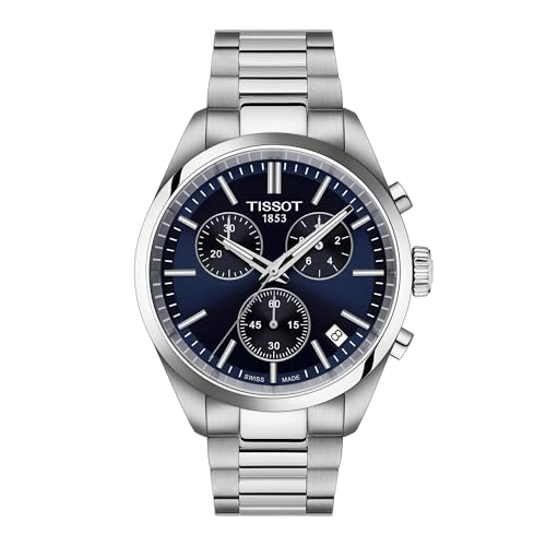 Tissot Montre Pr100 Chrono Acier Cadran Bleu Tissot Montre Pr100 Chrono Acier Cadran Bleu