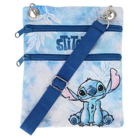 Disney Light Blue Crossbody Passport Bag Cover