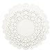 Juvale Paper Doilies - 150 Pack Round Lace Doilies for Tables - Assorted Sizes 6.5
