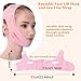 JBSZTH Jawline Shaper Chin Strap for Sleeping, Double Chin Strap Face Slimming, Chin Compression Garment for Women, Adjustable Jaw Strap for Sleep, Face Wrap for Jawline & Chin Lipo Compression
