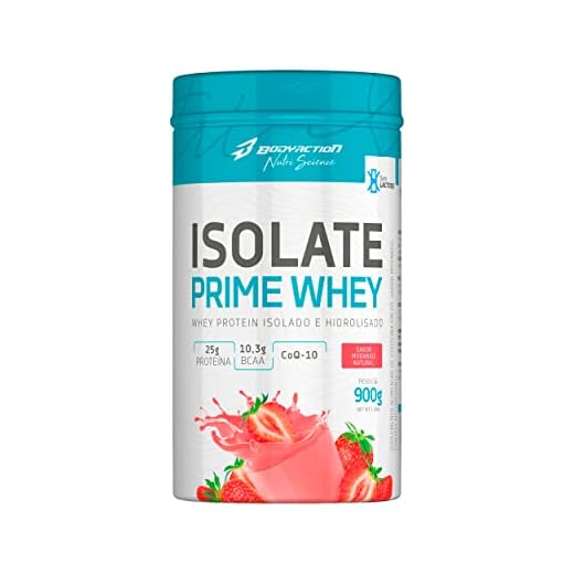 Isolate Prime Whey - 900G Morango Natural - Bodyaction, Bodyaction