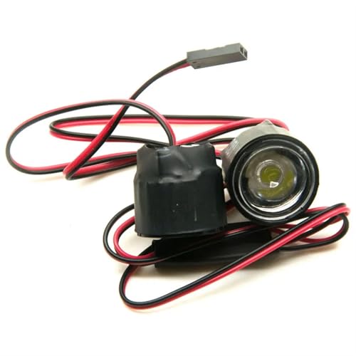 Luz de coche RC con reflector de navegación nocturna delantera brillante 1W
