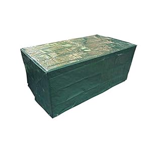 Laxllent Schutzhülle für Tisch Hülle Gartenmöbel Abdeckung,Wasserdicht Atmungsaktiv Abdeckhaube für Stühle,Sofa,170x95x70cm,PE,Grün