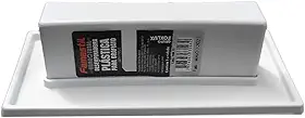 Famastil Desempenadeira Plástica para Texturização Famastil – Grafiato – 16x8cm – Base Lisa – Cabo anatômico