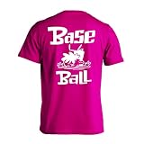 [アートワークスコウベ] 野球 Tシャツ 半袖 練習着 ドライ 野球 ベースボール 七転び八起き ユニセックス XL トロピカルピンク