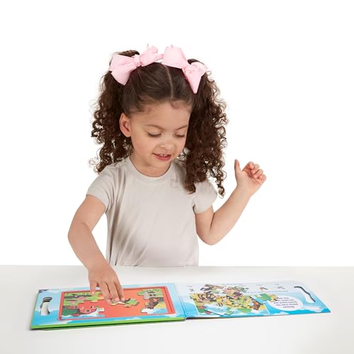 Image of Melissa & Doug Take-Along Magnetic Jigsaw Puzzle Set - On the Farm (2 x 15 Piece) Travel Activity Toy for Preschoolers and Kids Ages 3+ - FSC Certified (Pack of 12)