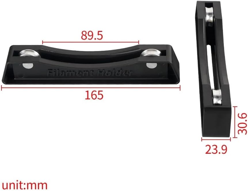 1 Set 1KG Filament Spool Holder Bearing Design Consumables Shelves Supplies Fixed Seat Fit for 3D Printer
