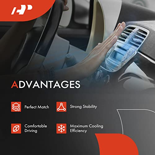 A-Premium A/C Evaporator Core Compatible With Acura El 2001-2005 & Honda Civic 2001-2005, Crv Cr-V 2002-2006, Element 2003-2011, With Pressing Plate #TOP6