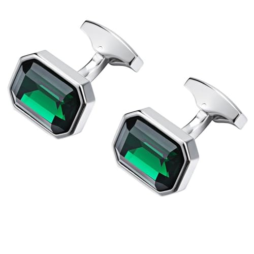 HONEY BEAR Gemelli con Zircone Verde Cristallo Ottagonale Rame per