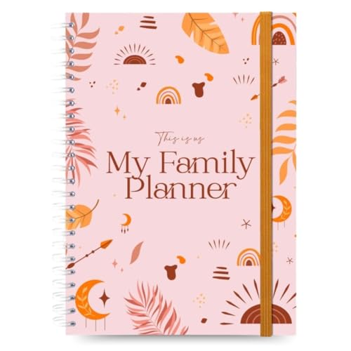Women Warriors Agenda Familial 2025-2026 A5 My Family Planner - Carnet d’Organisation Familiale Daté Septembre-Août avec Calendrier, To Do List, Emploi du Temps, Objectifs et Budget | Sweet Bohemian