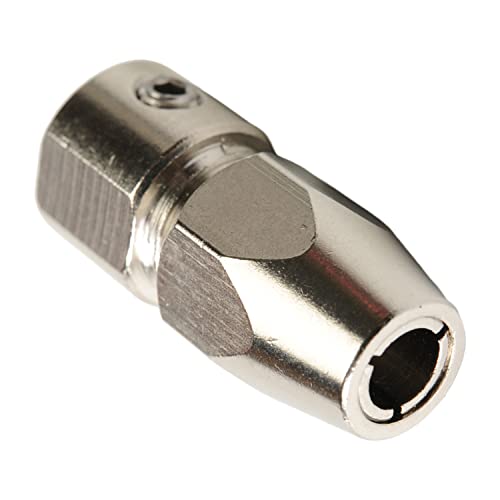 Bettomshin Flex Collet Coupler for 3.18mm Motor Shaft and 4mm Flex Shaft Flexible Coupling RC Boat...
