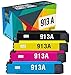 Price comparison product image Do it Wiser Compatible Ink Cartridge Replacement for HP 913A HP 913 Works with HP PageWide Pro 377dw 377dn Pro 477dw 477dn Pro 352dn 452dn MFP 477dw 552dw 577dw MFP P55250dw P57750dw (4 Pack)