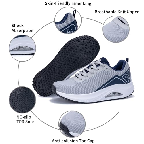 Image of Gyeice Women's Walking Shoes Arch Support Orthotic Breathable Tennis Sneakers for Plantar Fasciitis Pain Relief US 5.5-11