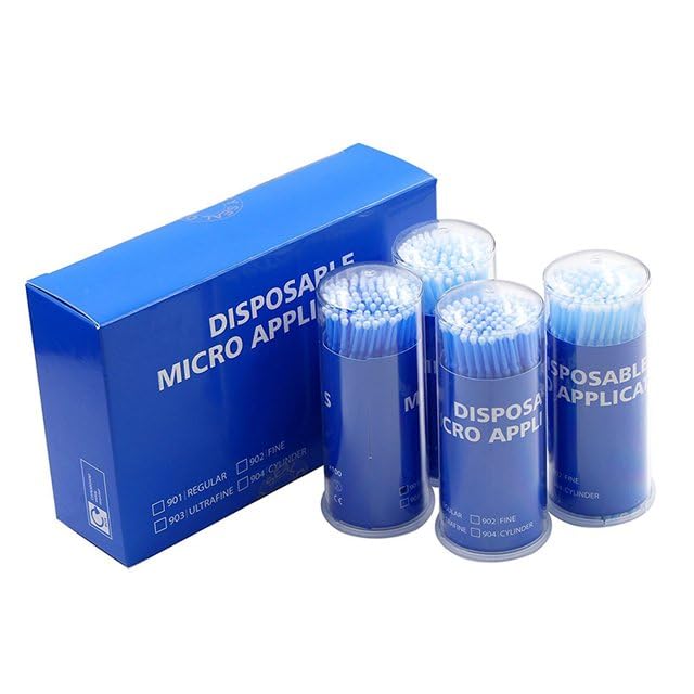 Disposable Micro Applicator Brush Tips, 400 Count