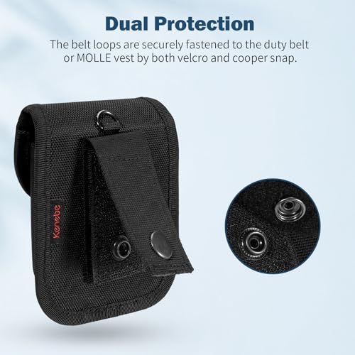 Image of KENOBE Nasal Spray Pouch, Molded Nylon Belt Pouch for Naloxone Carrying Case Kit, Protective Storage Case for Opioid Overdose Antidote Emergency, First Aid Spray Holster