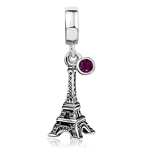 Abalorio Torre Eiffel JMQJewelry: pulsera personalizada sin perder el brillo