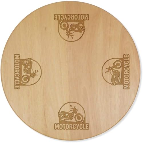 Azeeda 'Motorcycle Motif' Lazy Susan Rotating Turntable (LA00027342)