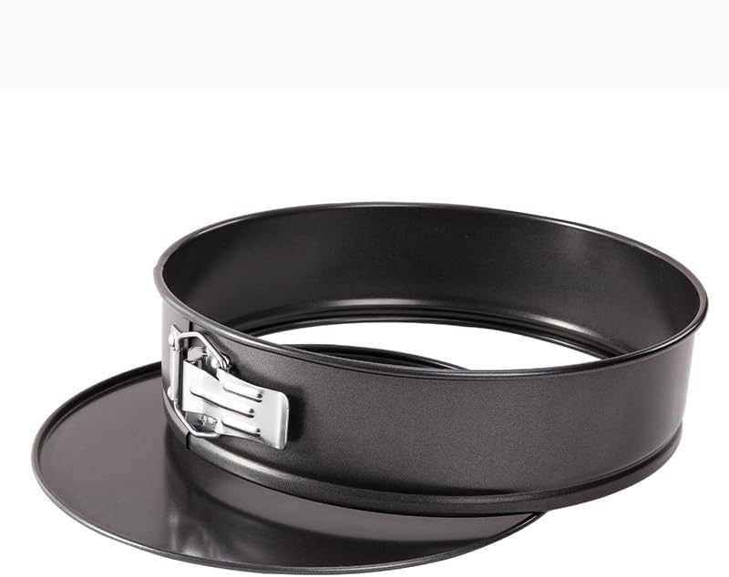 CHEFMADE Springform Pan, 10 Inch Round Cake Pan with Removable Bottom,Chiffon Bakeware for Oven and Instant Pot(Black)