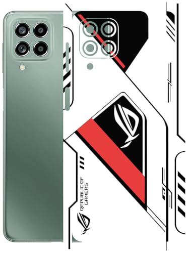 Image of AtOdds - Full Body Back Screen Guard Protector Film - Lamination Wrap Skin Sticker Compatible with Samsung Galaxy M53 (5G) | Scratchproof Matte Finish (RogRed)