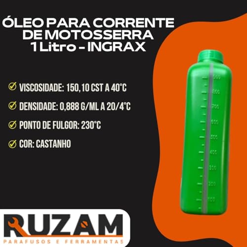 Óleo Lubrificante para Corrente de Motoserra 1 Litro