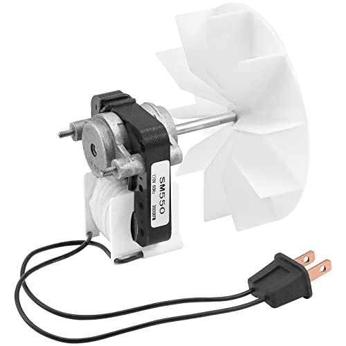 Universal Bathroom Vent Fan Motor Sm550 Electric Motors Kit 50Cfm 120V 3000 Rpm Replace Em550 C01575 Em750 65100 Vfm100 By Fetechmate #TOP7
