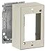 Hubbell Wiring Systems HBL2448IV Steel Standard Metal Raceway Undivided Switch/Receptacle Box, 1 Gang, 2-11/16" Length x 1-3/4" Width x 4-35/64" Height, Ivory